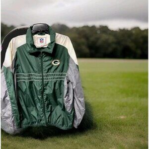 Green Bay Packers NFL Windbreaker Unisex Jacket XLFootball Sports Athleticwear